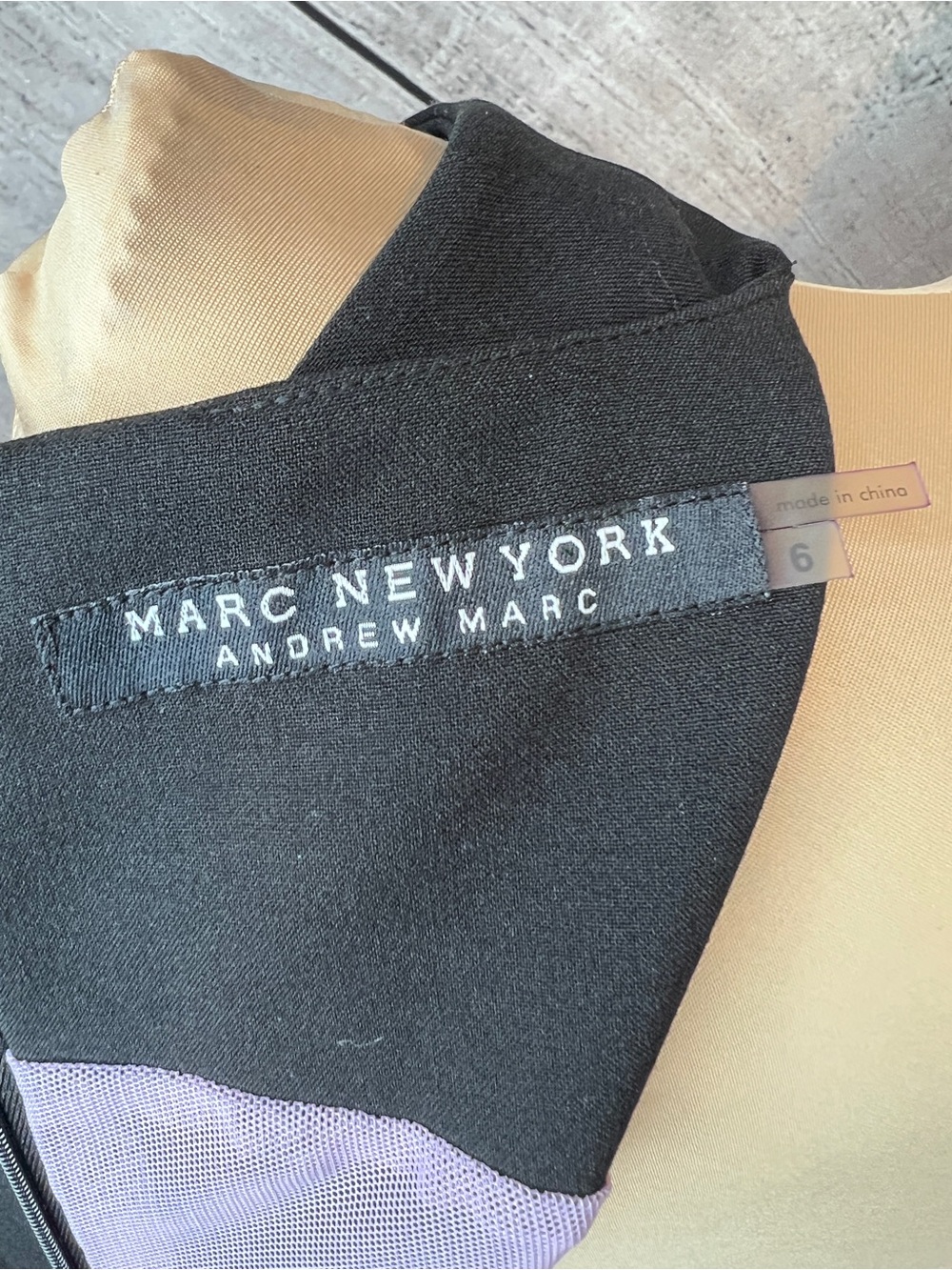 Marc New York Black Sleeveless Sheath  Dress Career Office Fitted Ruffles Waist - Picture 7 of 7